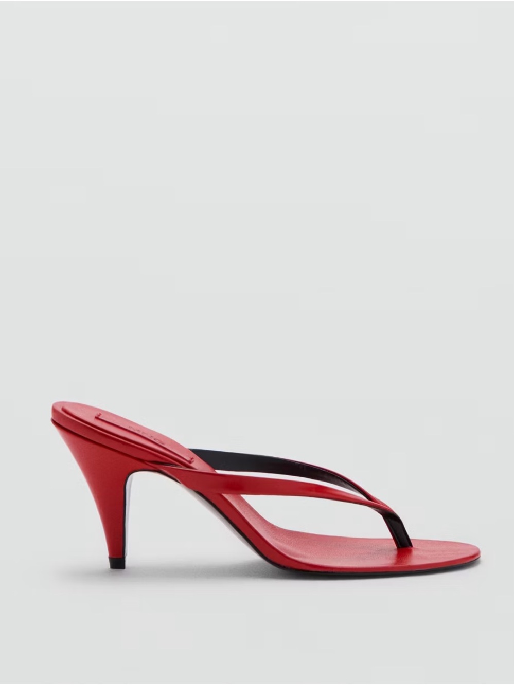 MANGO STARRING HAILEY BIEBER
FUNNEL-HEEL LEATHER SANDAL - Picture 2 of 6